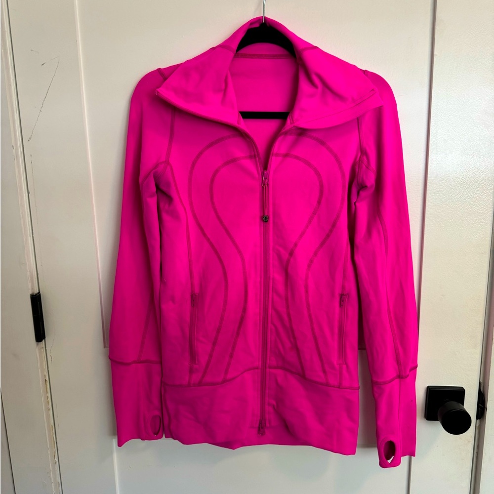 Lululemon hot pink zip up